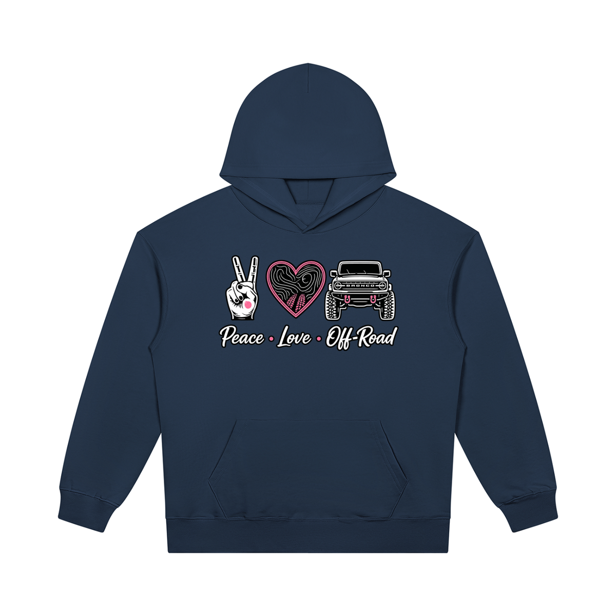 Bronco Edition - Unisex Heavyweight Pullover Hoodie