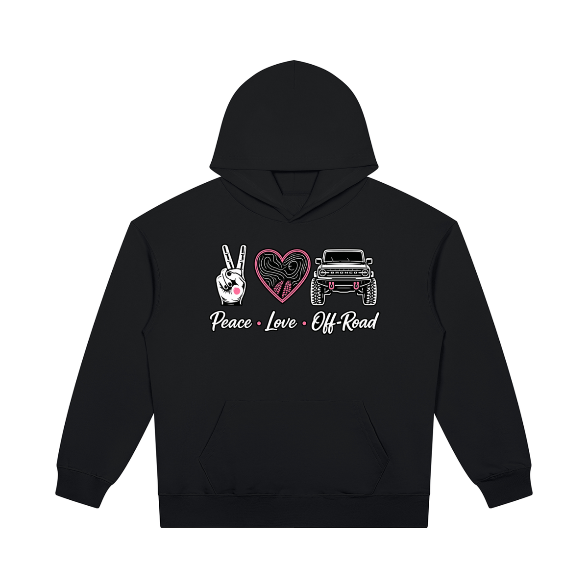 Bronco Edition - Unisex Heavyweight Pullover Hoodie