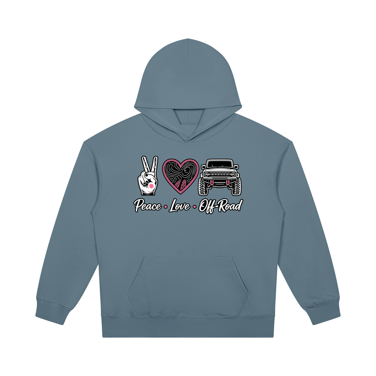 Bronco Edition - Unisex Heavyweight Pullover Hoodie