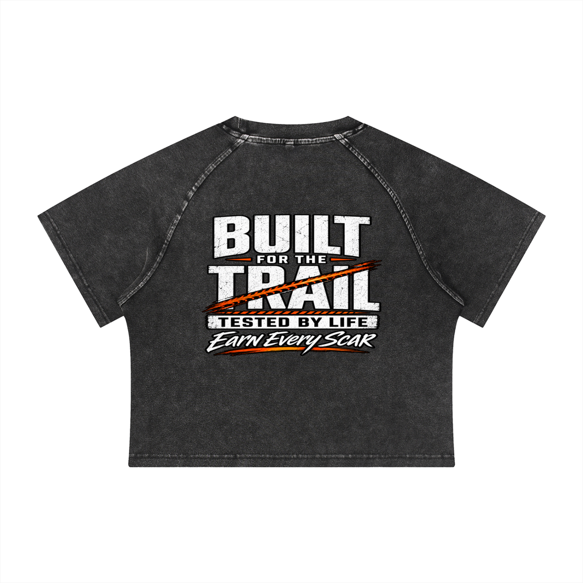 Women's Mineral Wash Raglan Crop T-Shirt