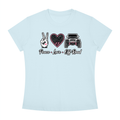 Women's Slim Fit Peace Love Off-Road