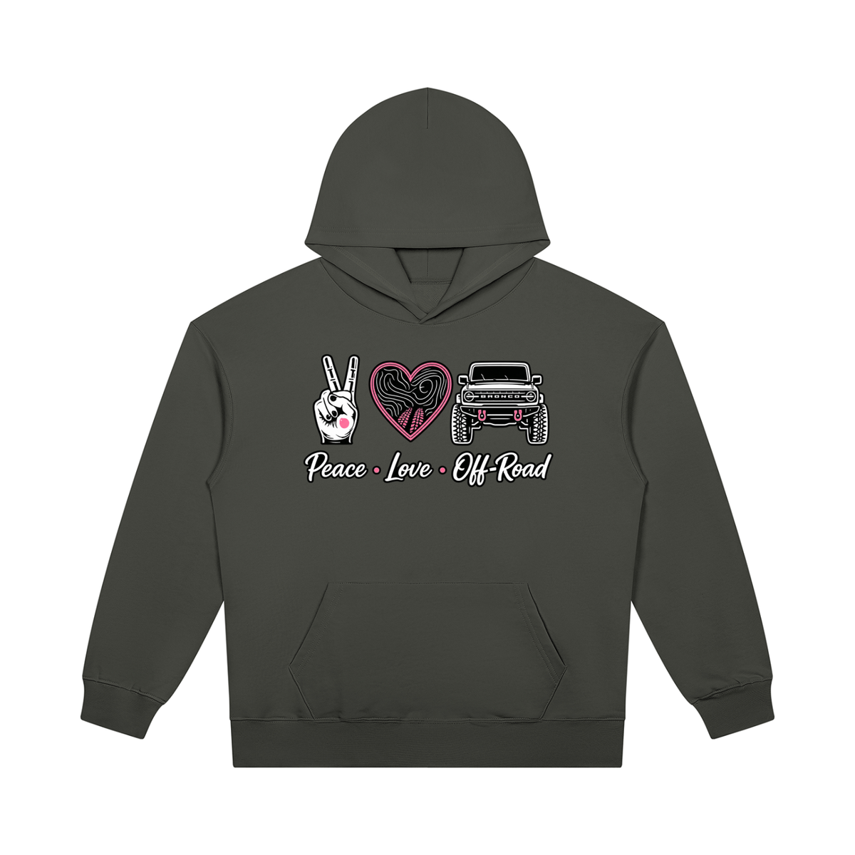 Bronco Edition - Unisex Heavyweight Pullover Hoodie