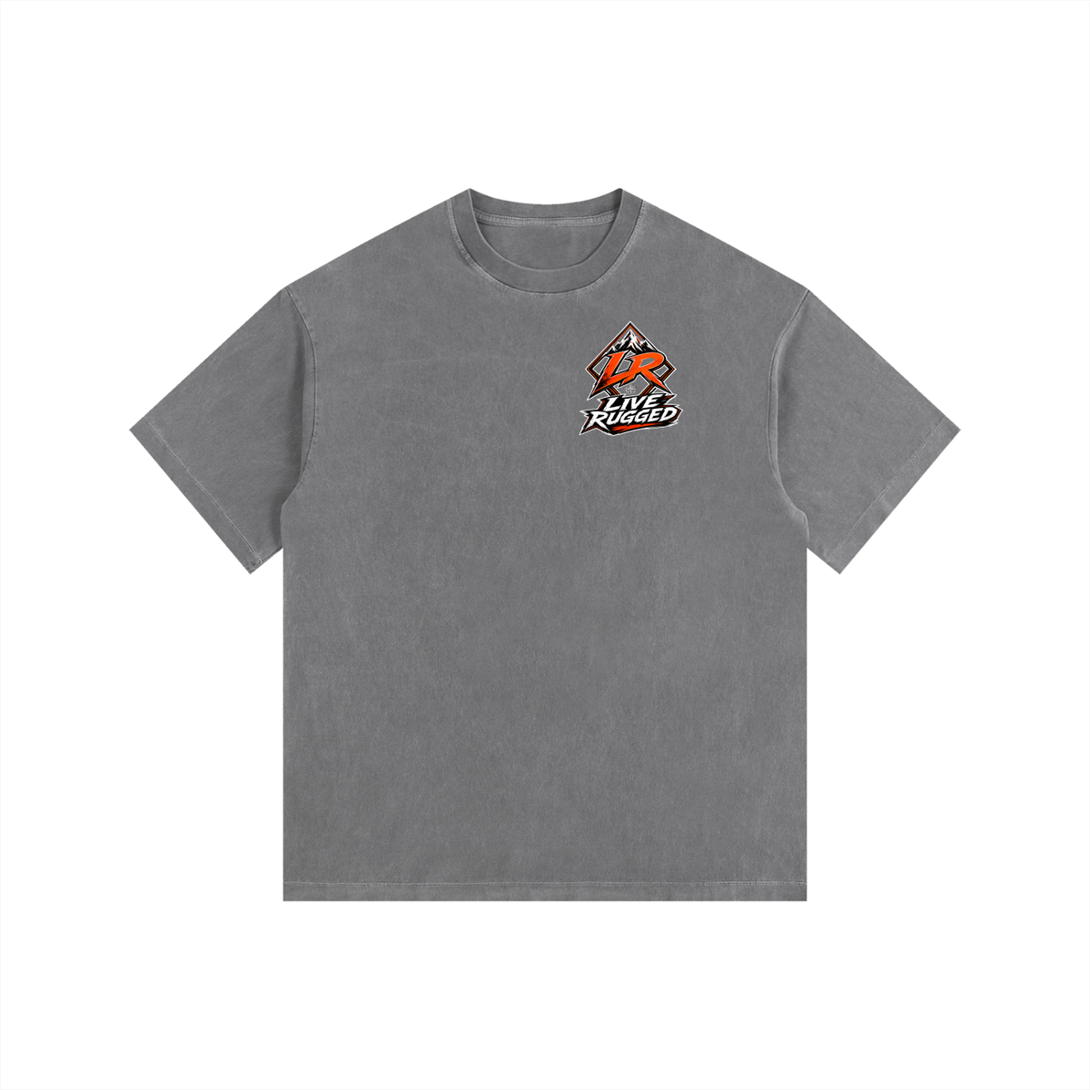Rock On Vintage Washed Oversized Cotton T-Shirt