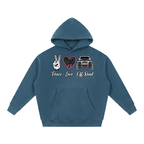 Peace Love Off-Road Oversized Fleece Hoodie