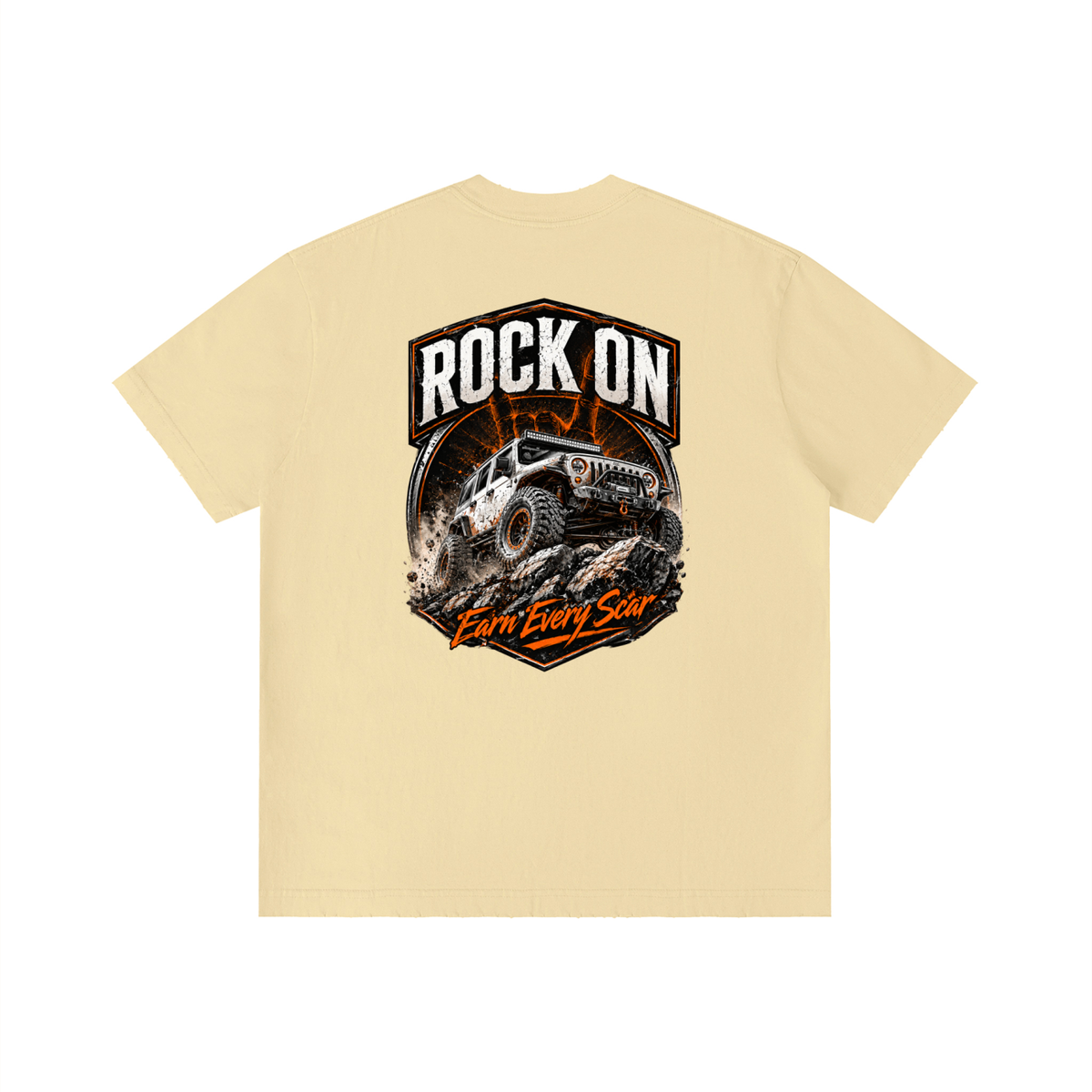 Rock On Unisex Vintage Wash Distressed