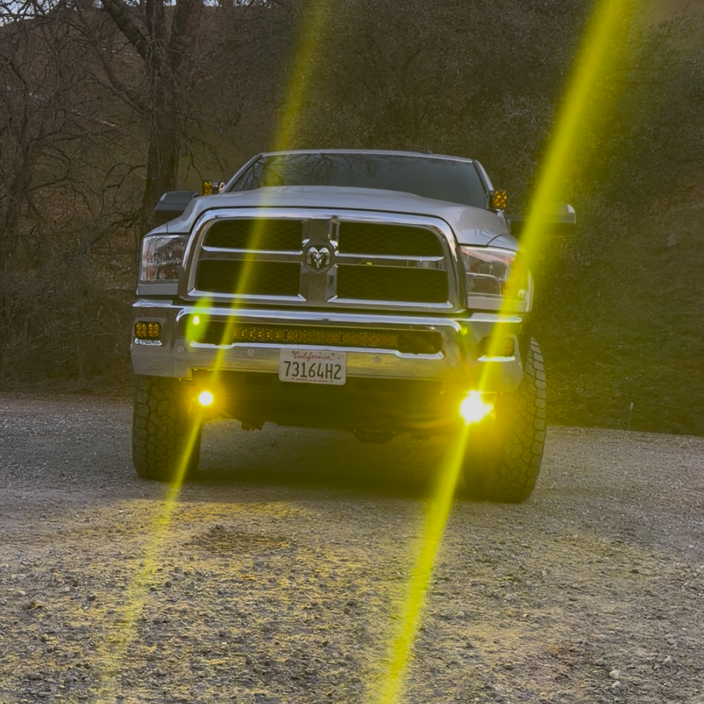 Ram 2500 & 3500 Steerable Knuckle Pod Light Mounts (2014-2018)