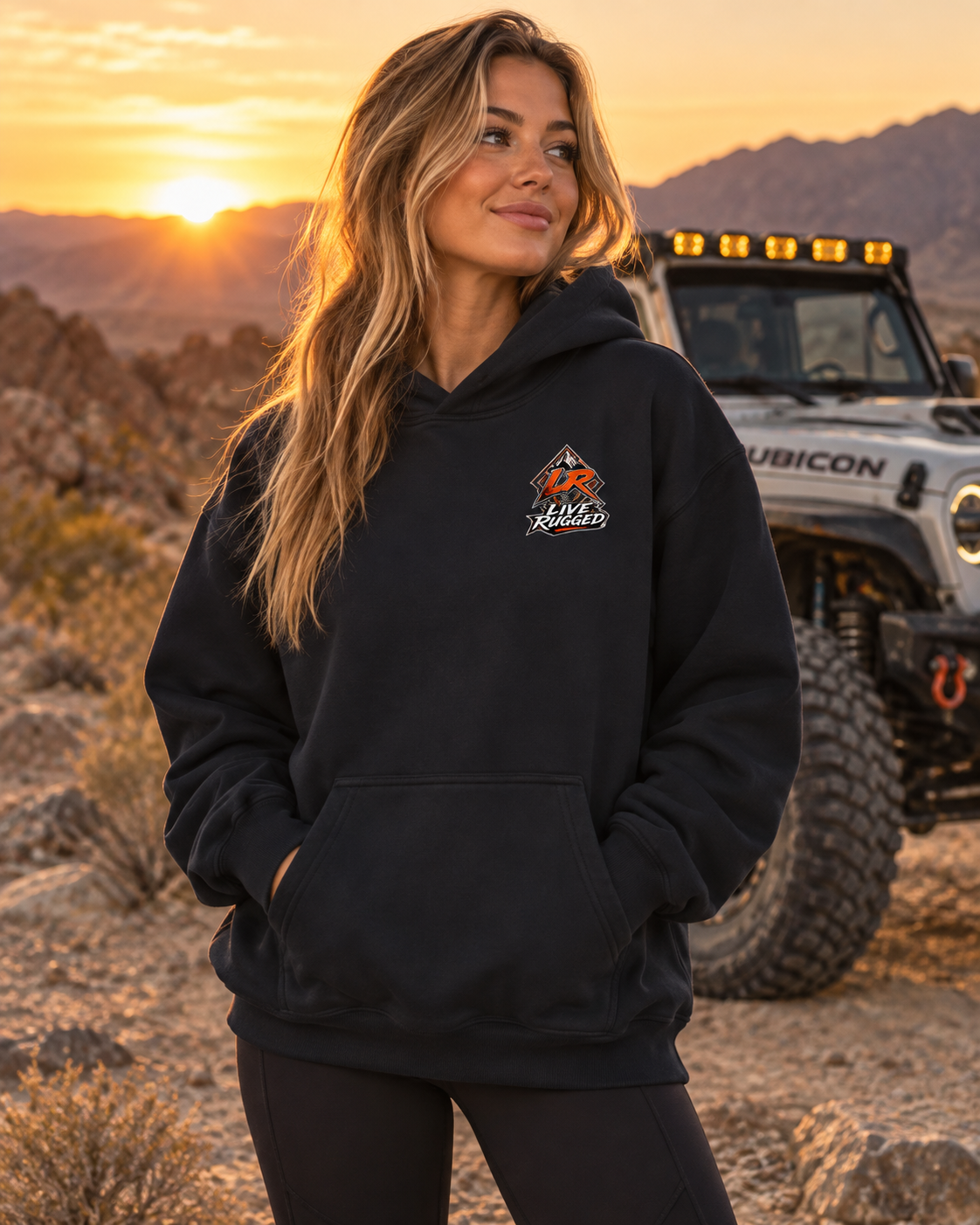 Trail built - Oversize Heavyweight Fleece Hoodie