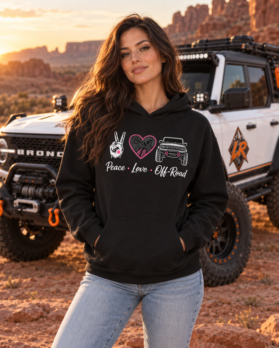 Bronco Edition - Unisex Heavyweight Pullover Hoodie