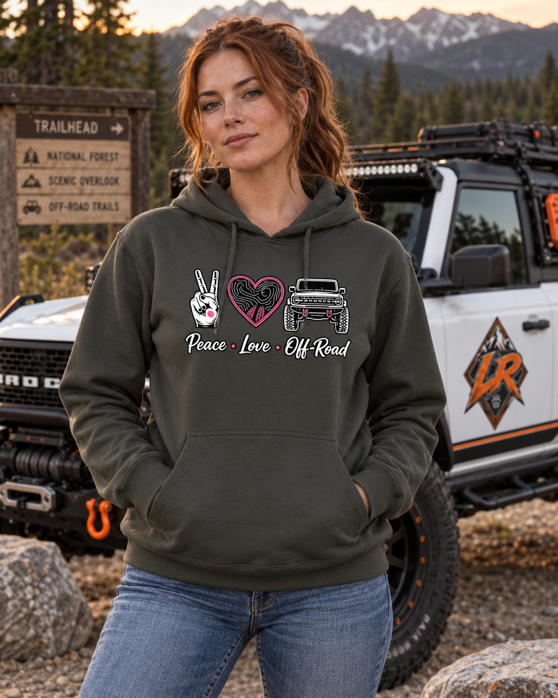 Bronco Edition - Unisex Heavyweight Pullover Hoodie