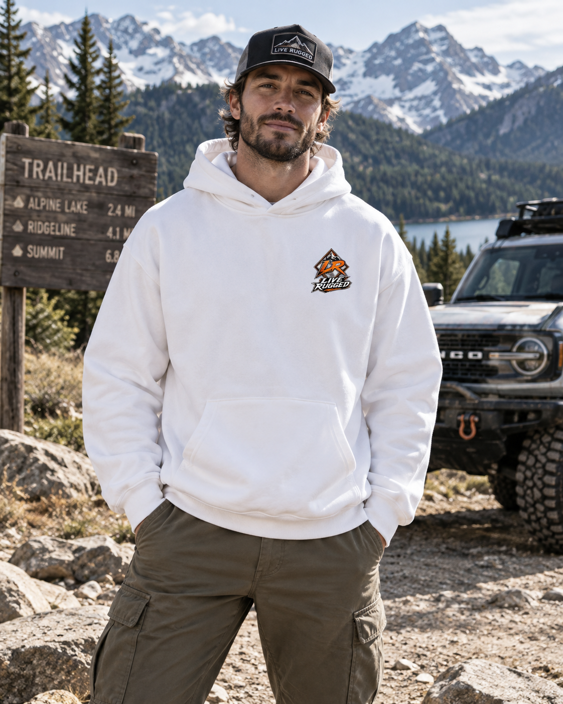Rock On Oversize Heavyweight Fleece Hoodie