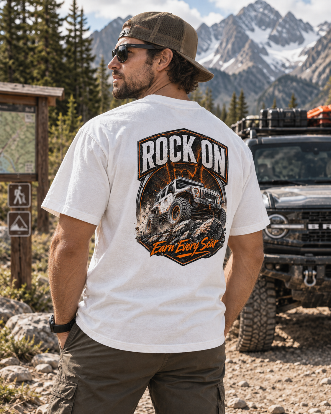 Rock On Unisex Vintage Wash Distressed