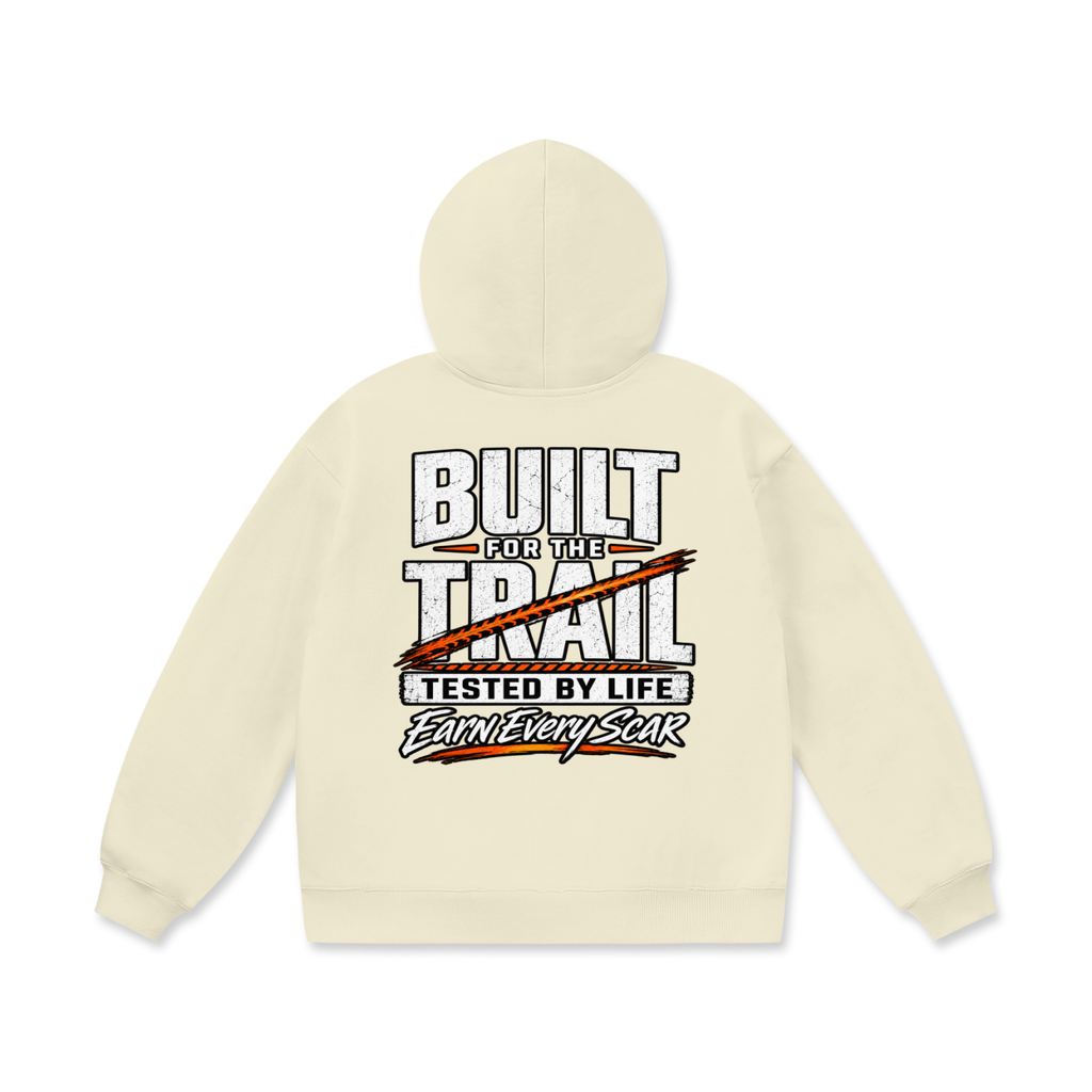 Trail built - Oversize Heavyweight Fleece Hoodie