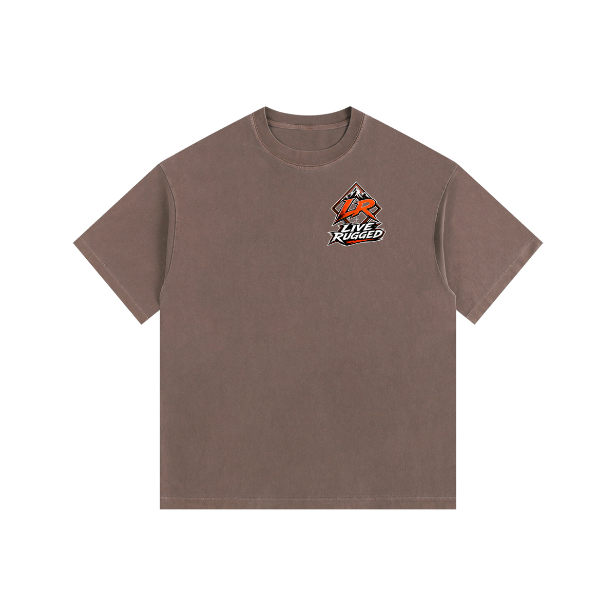 Rock On Vintage Washed Oversized Cotton T-Shirt