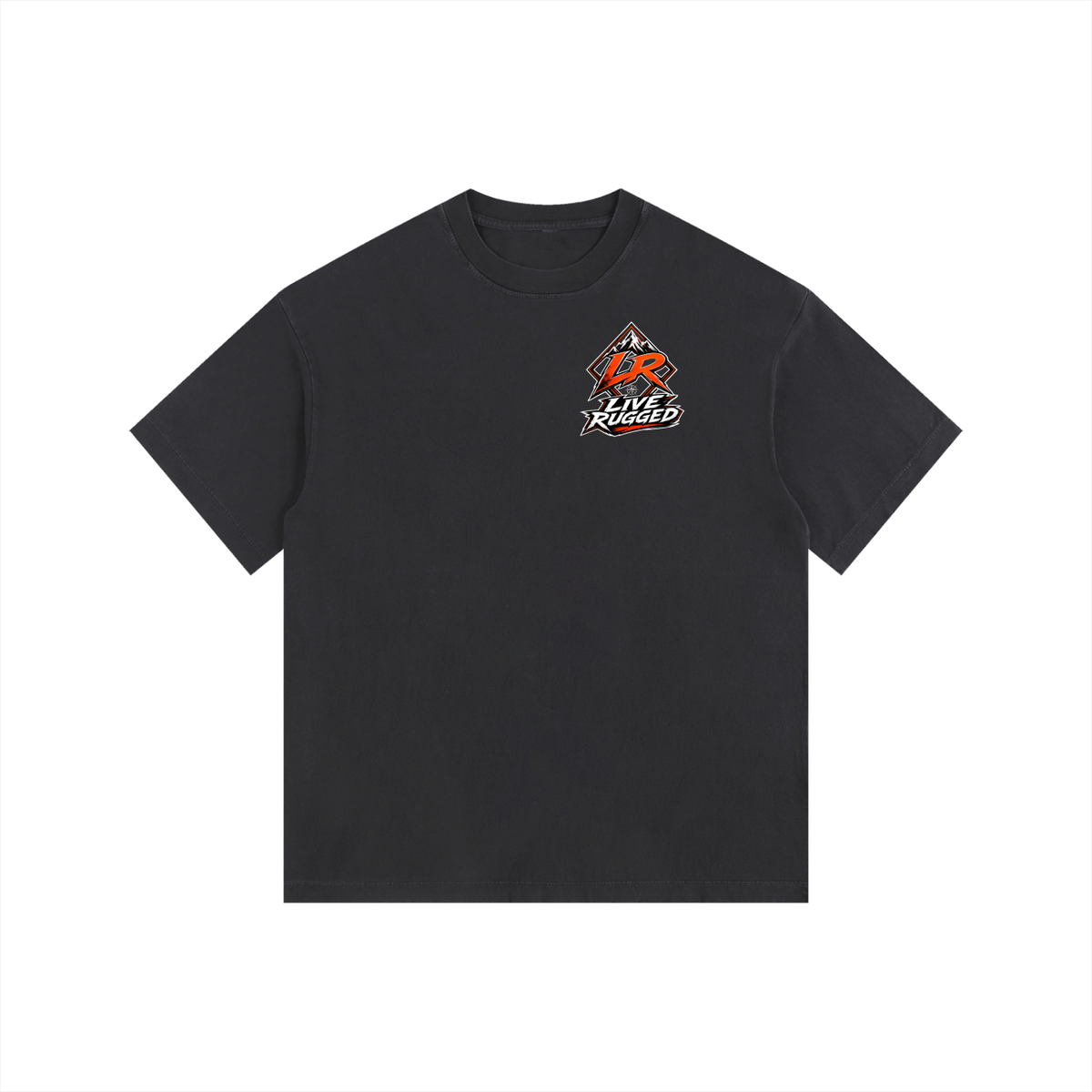 Rock On Vintage Washed Oversized Cotton T-Shirt