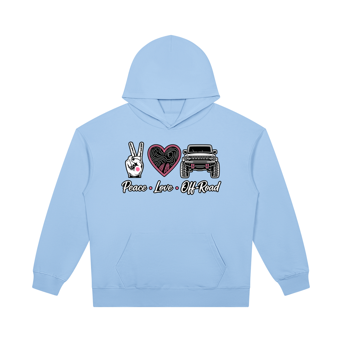 Bronco Edition - Unisex Heavyweight Pullover Hoodie