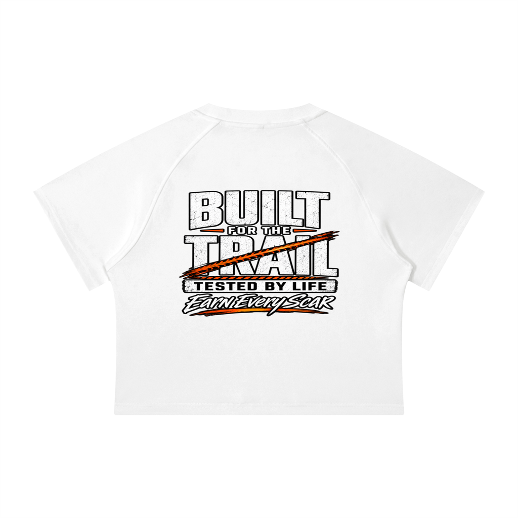 Women's Mineral Wash Raglan Crop T-Shirt