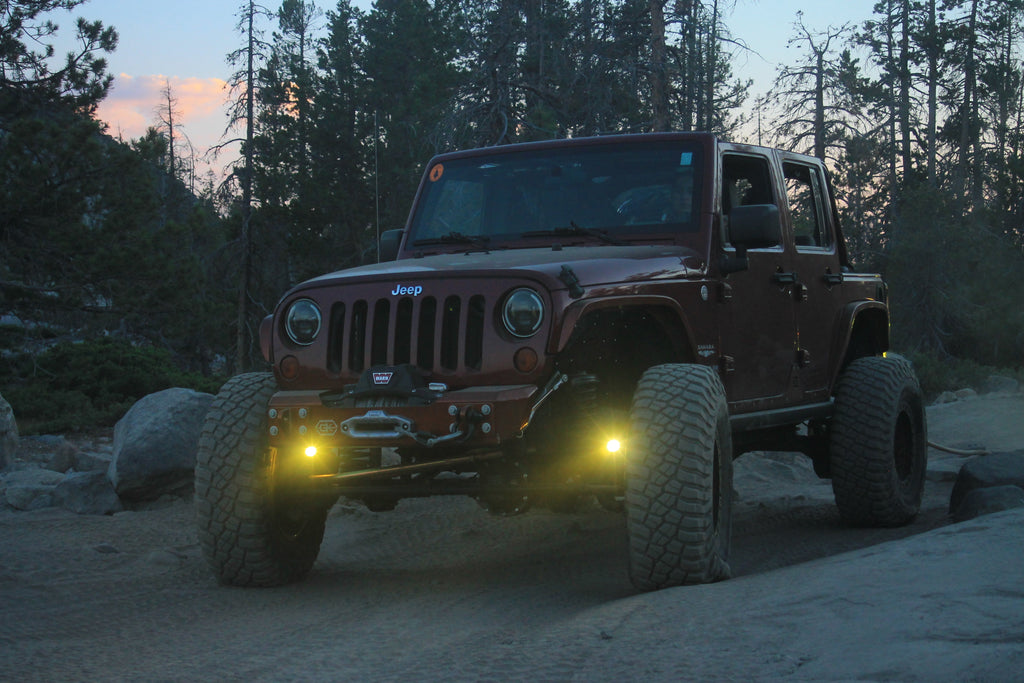 Jeep JK Steerable Knuckle Pod Light Mounts (2007-2018 Wrangler)