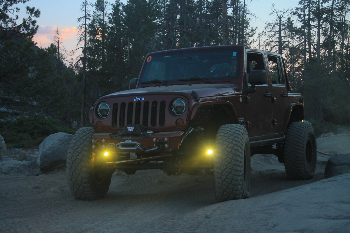 Jeep JK Steerable Knuckle Pod Light Mounts (2007-2018 Wrangler)